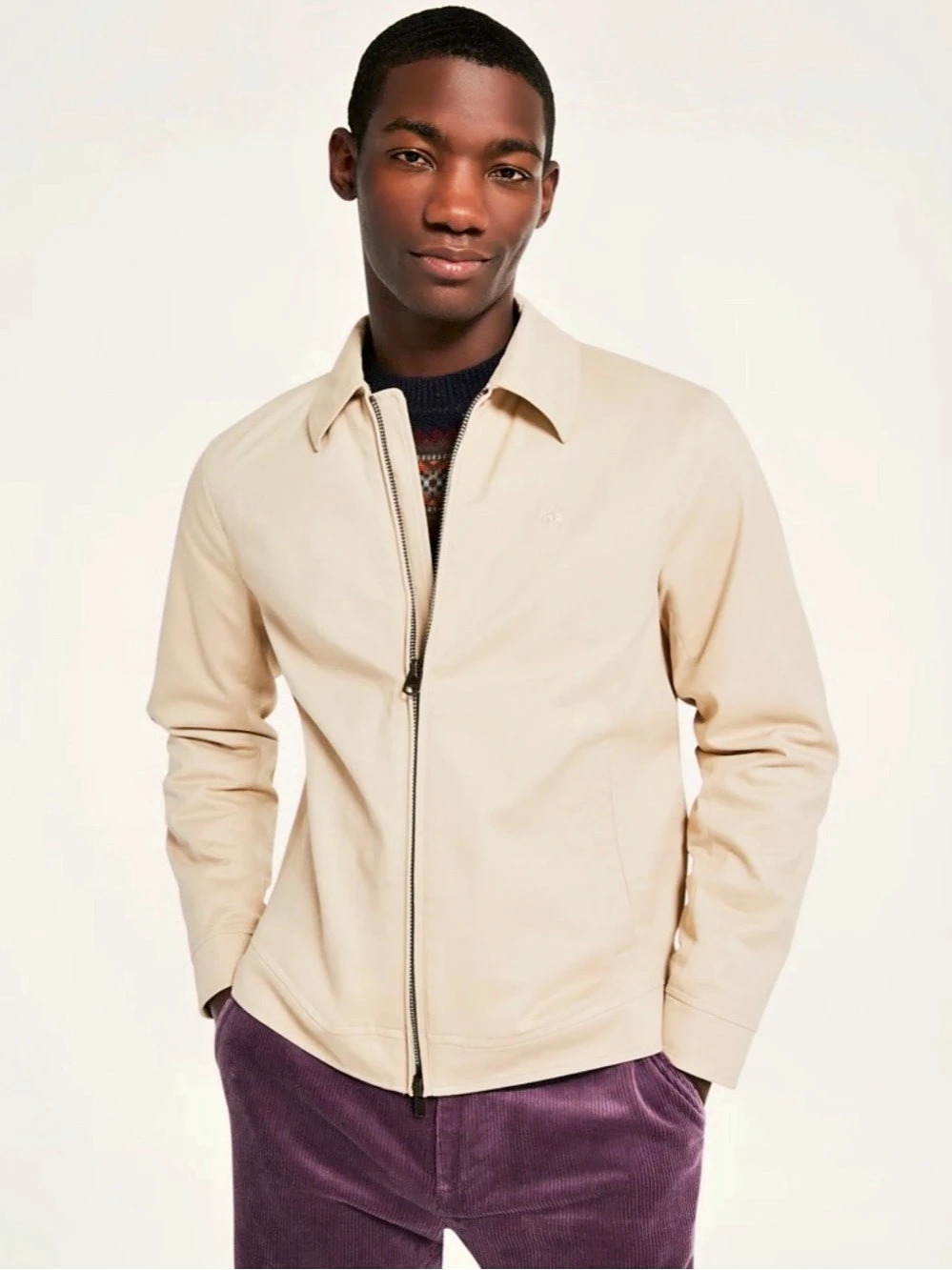 Brooks Brothers Harrington Jacket Beige Large NWT